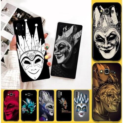 YJZFDYRM DJ Boris Brejcha Soft Phone Case Cover For Samsung Note 7 8 9 10 Lite Plus Galaxy J7 J8 J6 Plus 2018 Prime