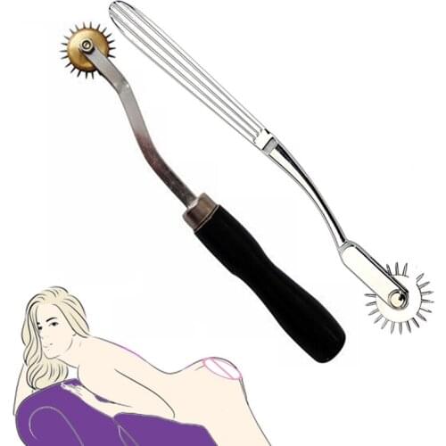Wartenberg Pin Wheel Sex Roller Nipple Breast Penis Tongue Body Stimulator BDSM Bondage Medical Adult Games Sex Toys For Couple
