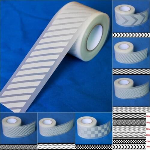Silver Reflective Tape Heat-transfer Vinyl Iron On Sticker Film DIY Silver Fabric Reflective Clothesg 38mm x 1m