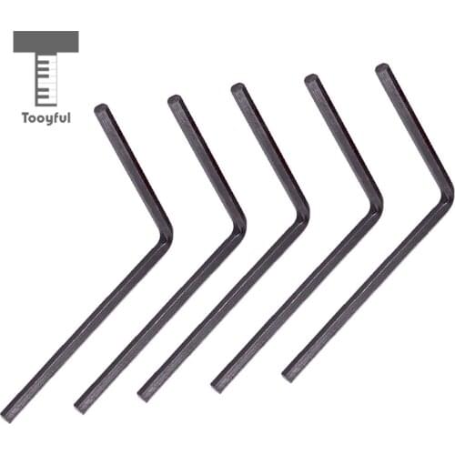 5 Pieces Guitar Neck Iron Hexagon Hex Wrench 3.175mm for Electric Guitar Bass Repair Parts