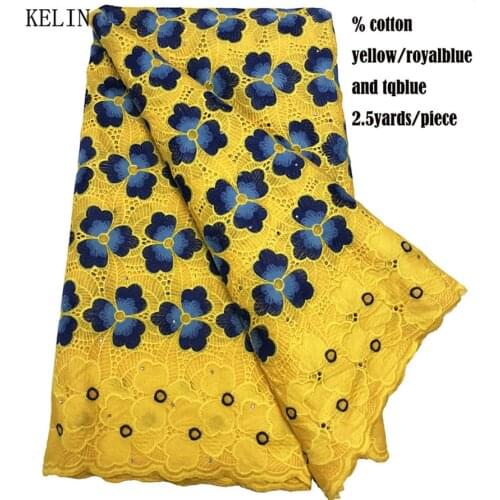 Swiss voile lace in switzerland embroidered swiss lace fabric african lace fabric 2.5yards nigerian lace fabric for dress CP003