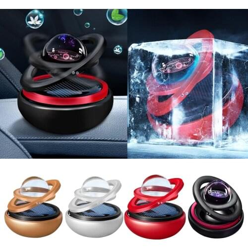 Modern Car Solar Powered Magnetic Spinning Ornament Aromatherapy Accessories Crafts Gift