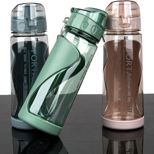 Sports Large-Capacity Water Bottles Gym Drop-proof Portable Shaker Mug Outdoor Travel Kettle Plastic Drink Water Bottle BPA Free
