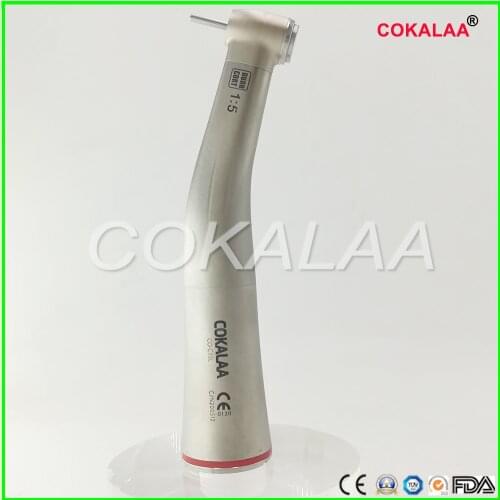 DENTAL COKALAA TI MAX X95L Dental 1:5 Increasing Contra Angle Handpiece Red Ring Push handpiece