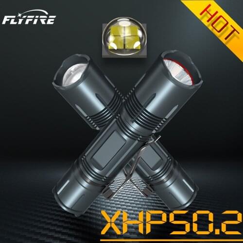 Xhp50.2 Led Flashlight high powerful USB Rechargeable Tactical Torch 18650 Battery Lights Waterproof IP68 Portable Camp Lantern
