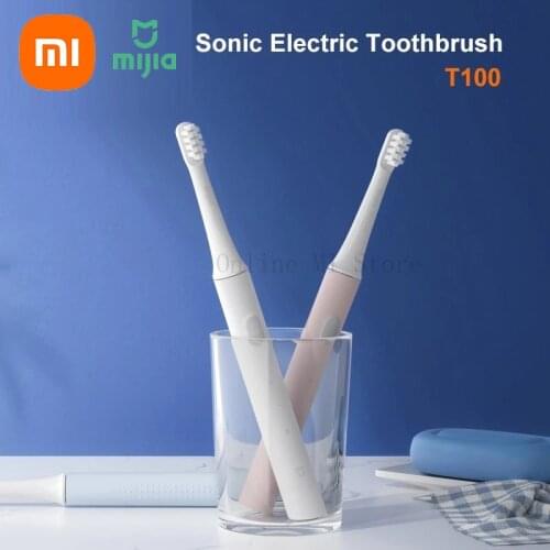 XIAOMI MIJIA T100 Sonic Electric Toothbrush Cordless USB Rechargeable Toothbrush Waterproof Ultrasonic Automatic Tooth Brush