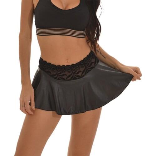 Women Sexy Short Skirts Micro Mini Dress Bodycon Dance Club Skirt Metallic Dance Clubwear Metallic Pleated Skirt Mesh High Waist