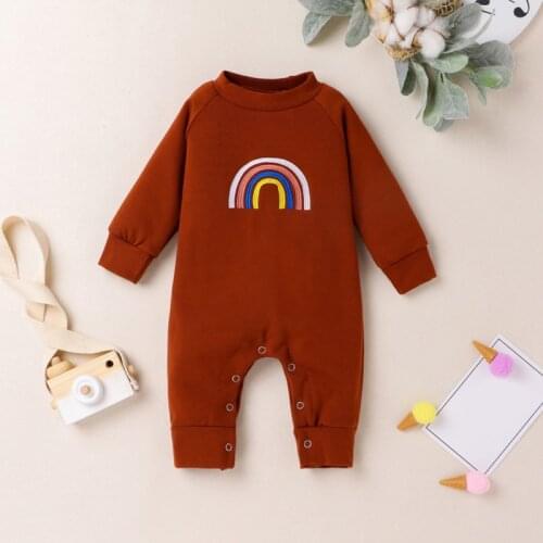 Newborn Baby Knitted 2021 Romper Long Sleeve One-piece Jumpsuit with Wrapped Design Bottom