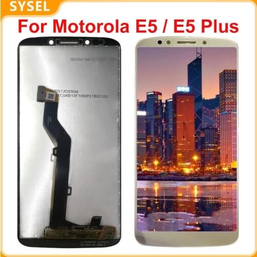 For Motorola E5 / E5 Plus XT1924 LCD Display Screen Digitizer with Touch Panel Glass Sensor Assembly E5 / E5 PLus Display Screen