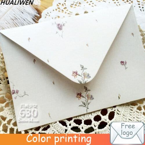 10pcs Elegant Floral Envelope Letter Paper Envelope Fresh Stationery Valentines Day Wedding Invitation Envelope Retro Envelope