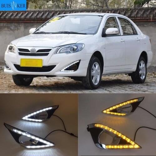 2PCS LED Daytime Running For Toyota Corolla 2013 2014 Super Brightness 12V Car LED DRL Waterproof ABS Daylight Bulb