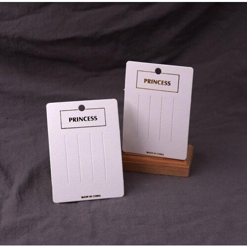 2021 New Style Hairpin Paper Cards 50Pcs/Lot Rectangle Jewelry Accessory Hair Clip Packaging Card Boutique Hair Claws Package