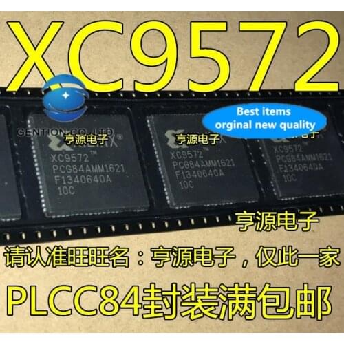 2PCS XC9572 XC9572-15PCG84C PLCC84 in stock 100% new and original