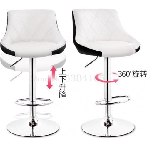 Bar Chair, Lift Chair, Domestic Stool, Front Desk, Bar Chair, Bar Chair, Modern Simple High Stool, Backrest, High Bar Stool