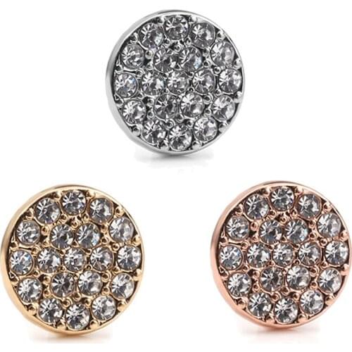 2Pcs/Lot 3 Colors Crystal Round Shape Slide Charm Beads Fit 10mm Mesh Bracelet For Women DIY Brand Bracelet Accessories Making