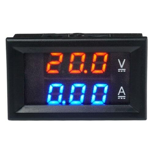 H28 Digital Display DC Voltage Ammeter TTL Communication Isolation RS485 Interface Supports Modbus Protocol