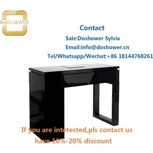 Doshower DS-N08 uv gel nail polish beauty salon equipment of manicure table with nail salon for pedicure chair and nail table