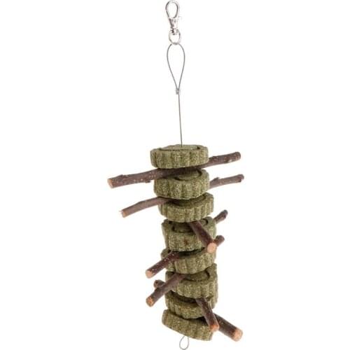 Pet Toy Apple-Tree-Branch Teeth Grinding Grass Natural Hamster Rabbit Chinchilla Small Animal Supplies Hanging Cage