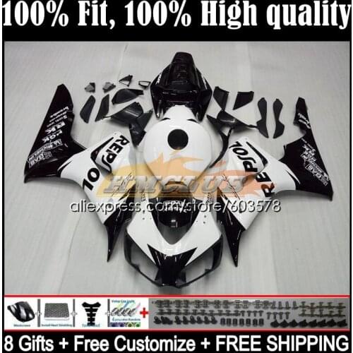 Injection Body For HONDA CBR 1000 RR CC CBR 1000RR 1000CC 49CL.18 CBR1000RR 06 07 CBR1000 RR 2006 2007 OEM Fairing Repsol white