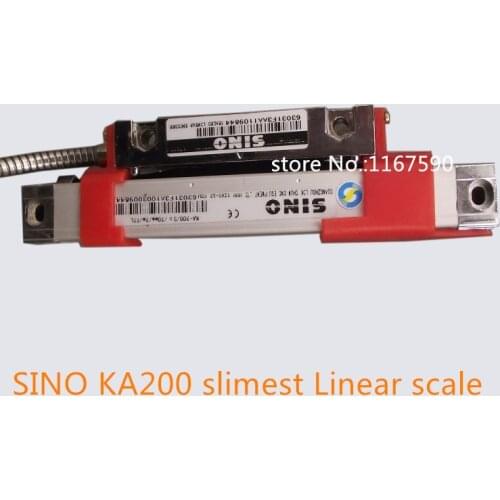 SINO KA200 30-360mm series 1um linear encoder SINO slimest linear scale 16*16mm , optical linear sensor