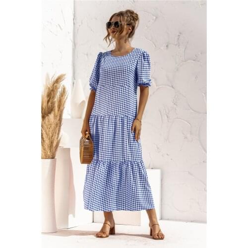Модные платья в клетку MicroJoy China At AliExpress