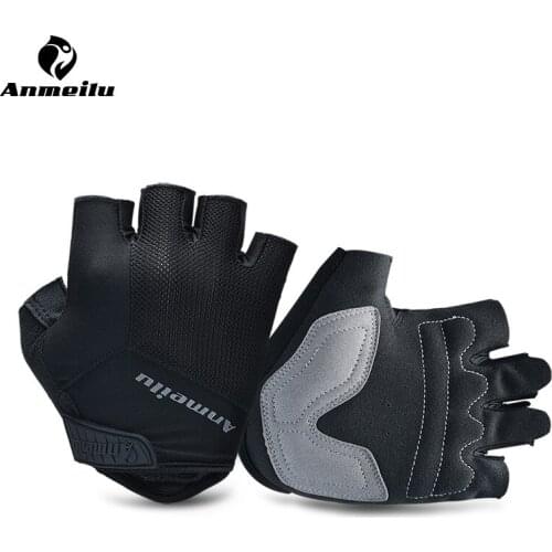 Anmeilu Half Finger Cycling Gloves Summer Bicycle Bike Gloves Pro Gel Pads Men Women Luvas Ciclismo 2018 Moto Guantes
