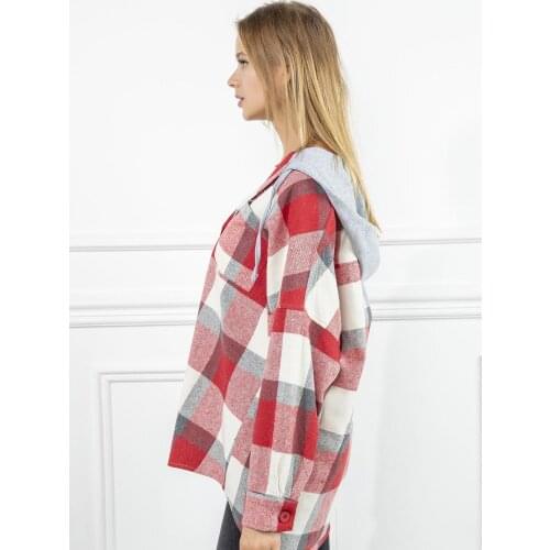 NE'FASH Womens Hooded Shirts