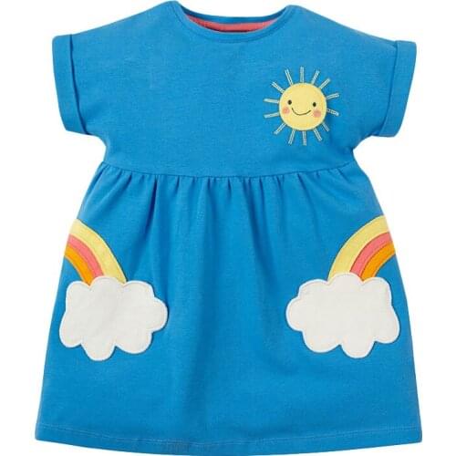 Baby Girl Clothes Brand Quality Cotton Children Princess Dresses Casual Infant Bebe Kids One-piece Summer A-line Dress for Girls