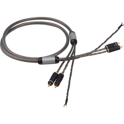 Odin HiFi Audio Silver Plated RCA Cables LP Vinyl Record Tonearm Phonograph Cable