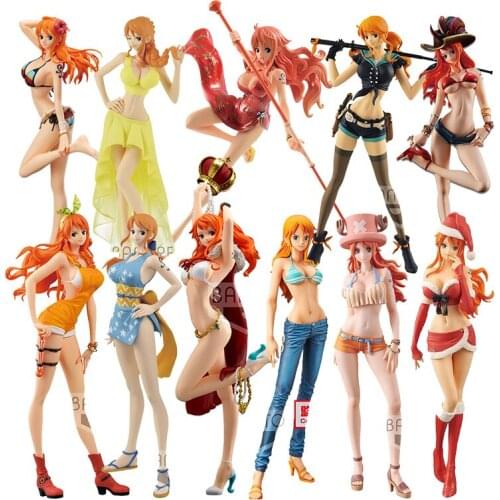 Bandai Optical Factory Pirate One Piece Flash Charm SSP Kimono FDS Nami Hand-made Gift Decoration