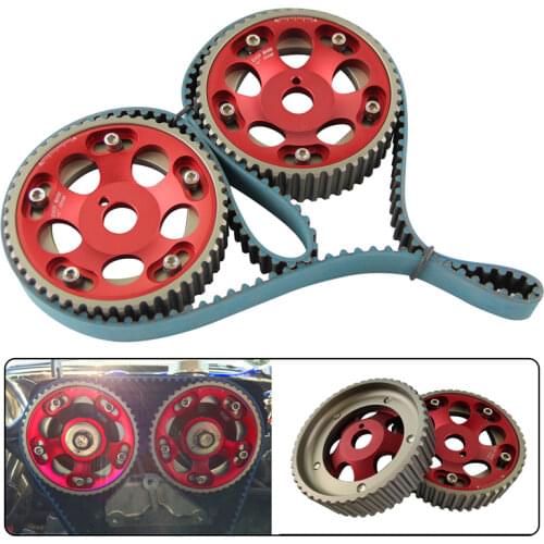 Racing Timing Belt + Cam Gear Pulley Kit For T*oyota 1JZ 1JZGTE 1JZ-GTE 88-92