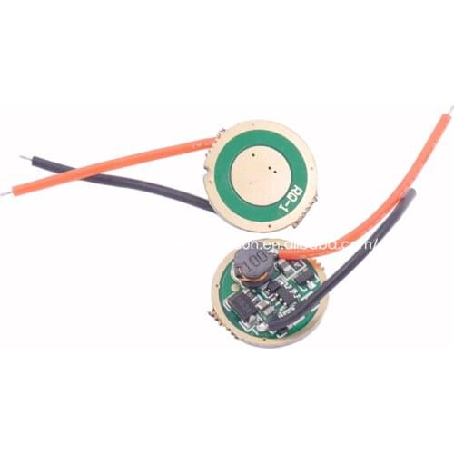 17mm 1400mA Output 3v~12v Flashlight driver Flashlight circuit board driver 1-Mode for XM-L T6 U2 U3 V5 V2 V2 LED Light Lamp