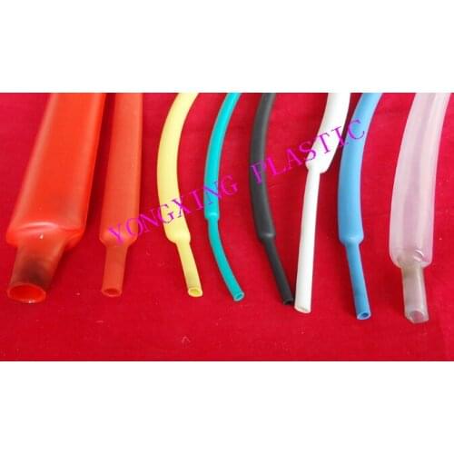 1M/lot 5/8inch(15mm)double wall thermal heat shrink tube with glue shrink ration 3:1 for wire cable insulation sleeve