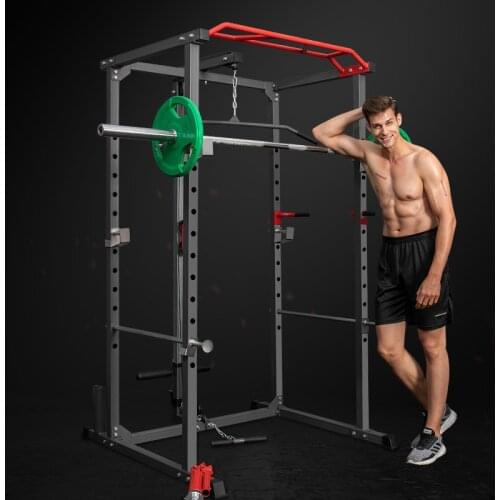 Smith Machine Track Squat Rack Frame Weight Bench Press Chair Barbell Set Fitness Equipment Gantry
