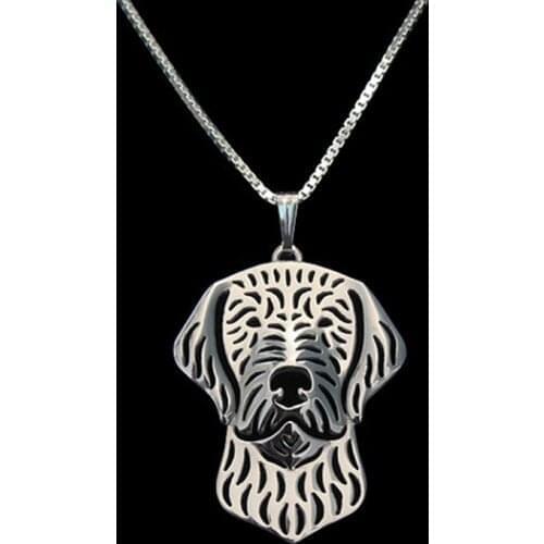 Gold Silver Color Wirehaired Vizsla Pendant Necklace Hunger Games Necklace Women Best Friend Choker