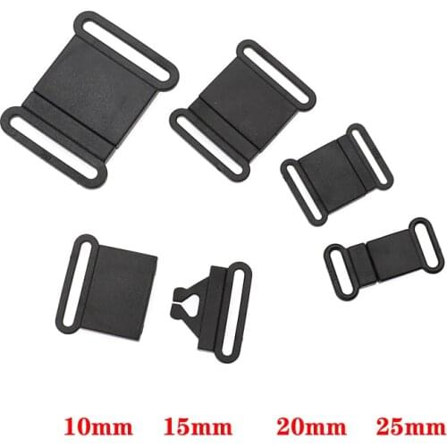 10 Pieces M207 Plastic Buckle Easy To Release Easy To Adjustable Buckle Butt Press Buckle For Bag Belt Plastic Multi-Purpose