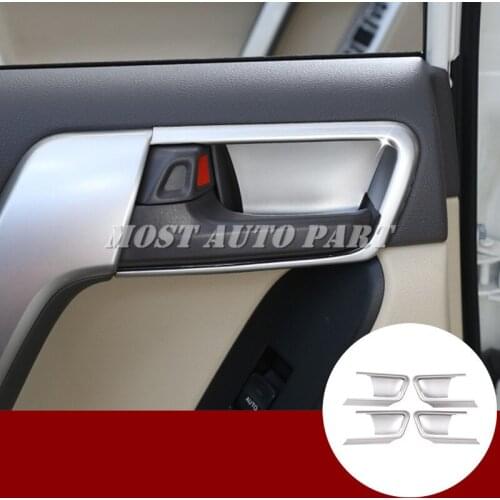 For Toyota Prado FJ150 Interior Car Door Handle Bowl Trim Cover 4pcs 2010-2019 Car accesories interior Car Trim