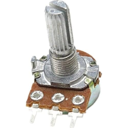5pcs/lot WH148 single potentiometer 20mm handle length 3pin B1K/2K/5K/10K/20K/50K/100K/250K/500K/1M