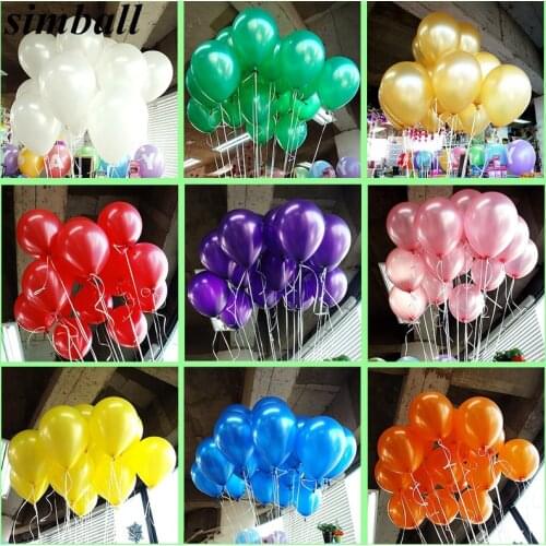 50 pieces/lot birthday balloon party latex wedding decoration balloons supplies 10inch 1.5g inflatable air ballon kids favor toy