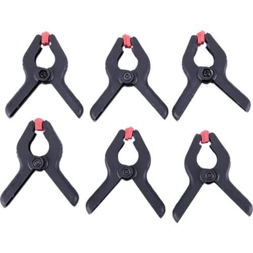 6x A Type Background Clips Stand Clamps For Photo Studio Light Backdrop Support