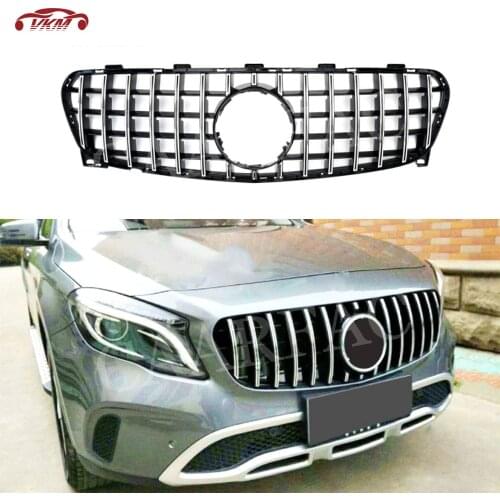 ABS Material Front Bumper Grill Car Accessorise For Mercedes Benz GLA Class X156 GLA180 GLA200 GLA250 GLA45 2014 2015 2016