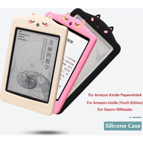 Case For Kindle Paperwhite 4 /Youth Edition 6" E-Book Reader Soft Silicone Case For MiReader Cartoon Protective