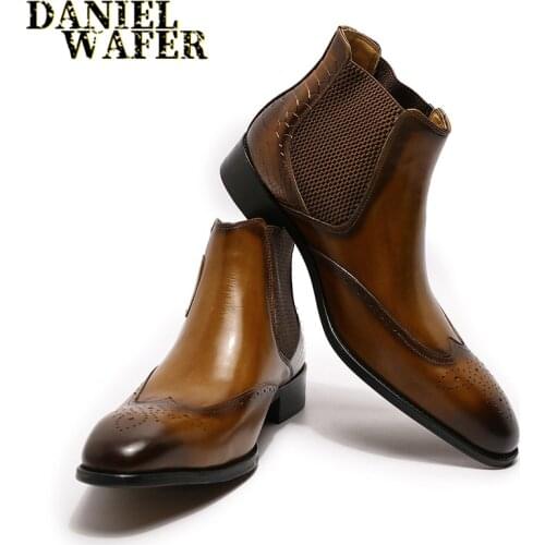 DANIEL WAFER Men's Chelsea Boots