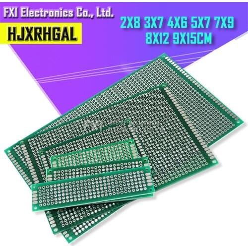 5PCS 5x7cm Double Side Prototype PCB Board Universal Printed Circuit Board Protoboard For Arduino Experimental PCB Plate
