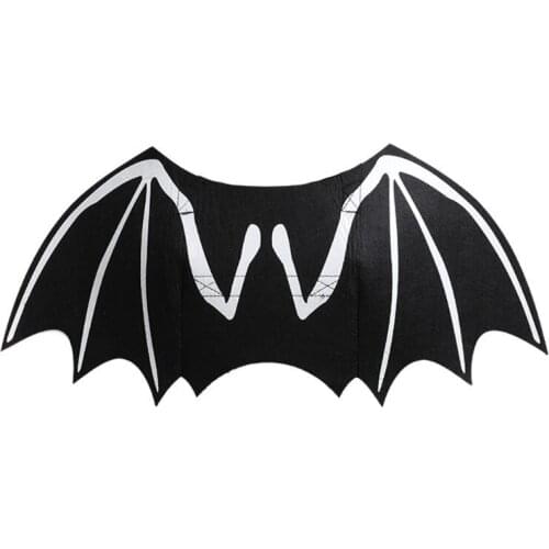 E7CB Bat Wing for Dog Cat Halloween Cosplay Mysterious Bat Costume Night Luminous Dress Up Pet Accessories S/M/L