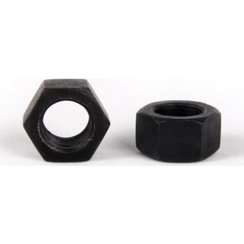 M12 M14 M16 M18 M20 M22 M24 Left-hand Nut Hexagon Nuts Bolts Cap Grade 8.8 BlacK