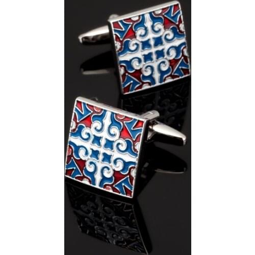 High quality mens shirts Cufflinks Golden retro pattern Cufflinks 3 double sale free shipping