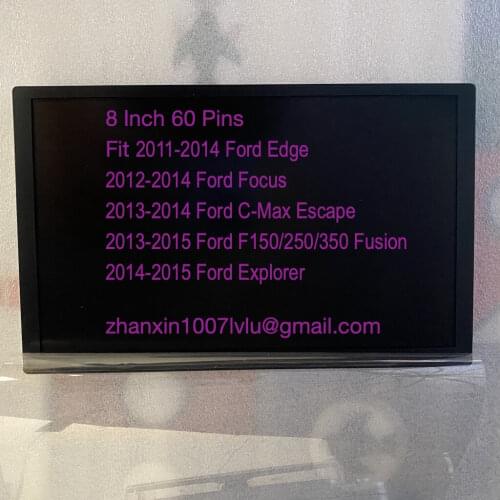 New 8'' LCD Display Panel Fit Ford C-Max Edge Escape Explorer Focus Fusion F150 F250 F350 Car Radio Multimedia GPS Navigation