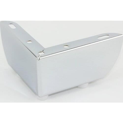 Pack of 4pcs) Furniture Stand Legs Iron finish Cabinet Table Sofa Bed Feet Chrome Plated H=35mm