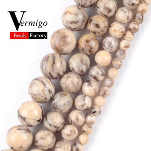 Wholesale Natural Stone Yellow Line Agates Round Beads For Jewelry Making 4-10mm Beads Diy Bracleet 15" Wholesale